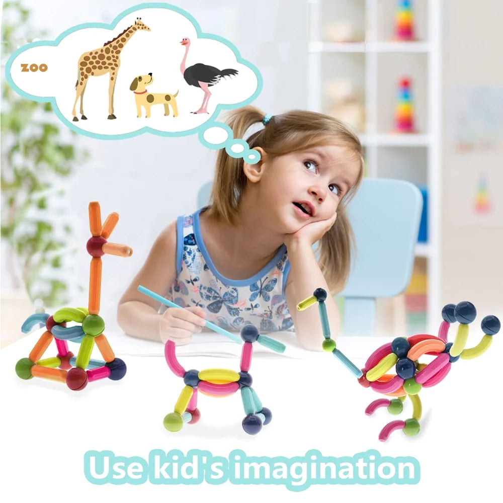 MAGNETIC STICKS™ - Jeu de construction magnétique