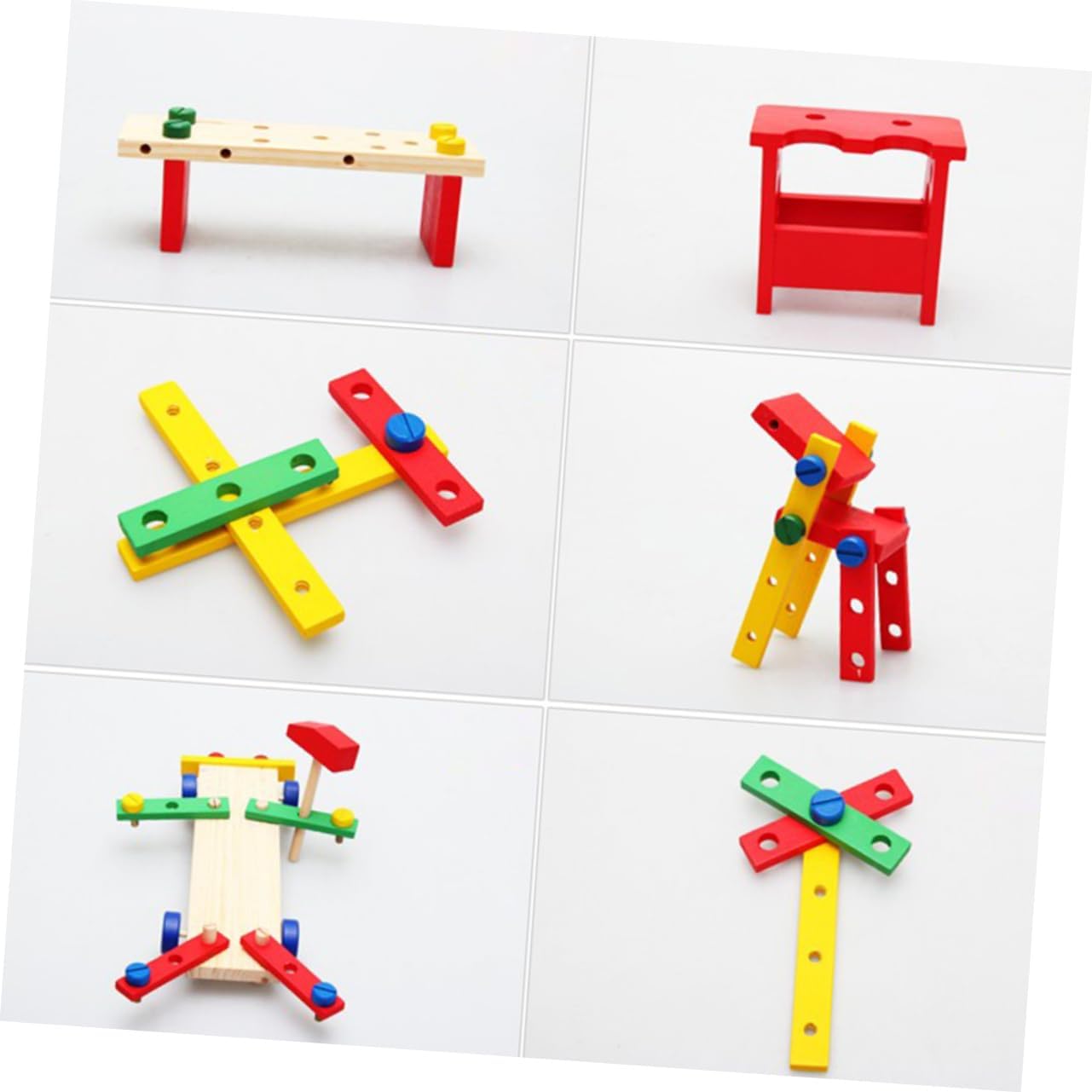 MontiTruck : Camion d’Assemblage en Bois – Jeu éducatif multifonction