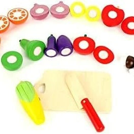 MiniChef – Jeu de Découpe Fruits et Légumes en Bois Montessori