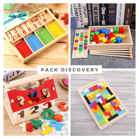 Pack Discovery : 4 Jouets Éducatifs pour Enfants