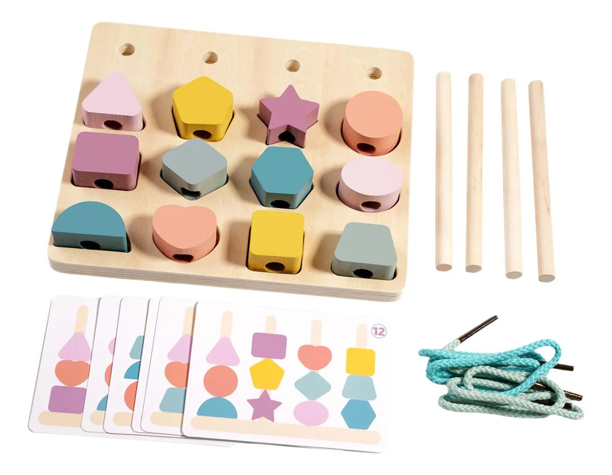 ShapeSense : Jeu d’Association de Formes et Couleurs en Bois
