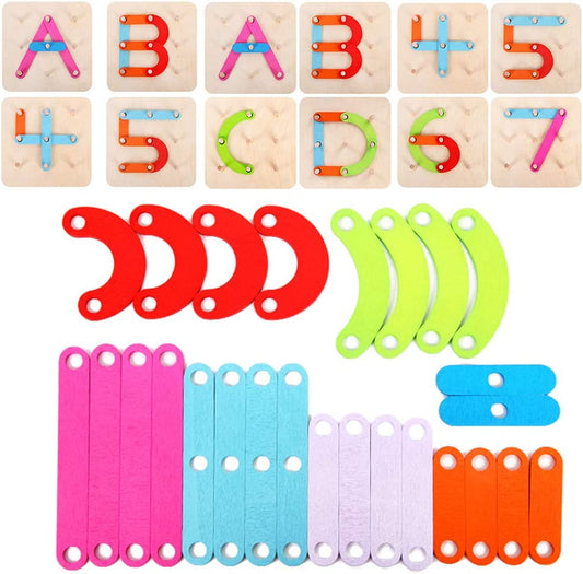 Puzzle Alphabet et Chiffres Montessori
