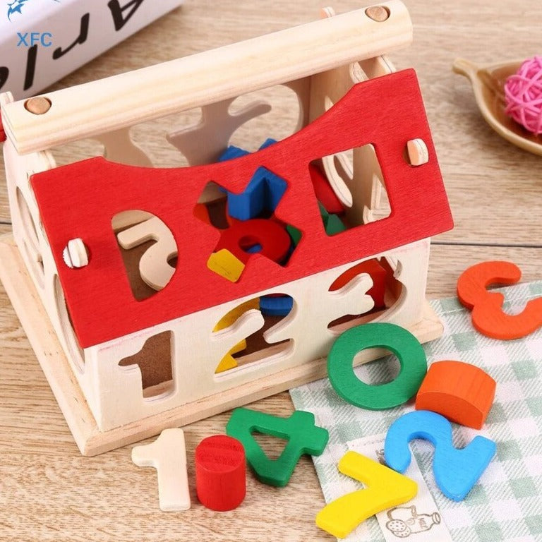 LittleHouse - Jeu d'encastrement en bois