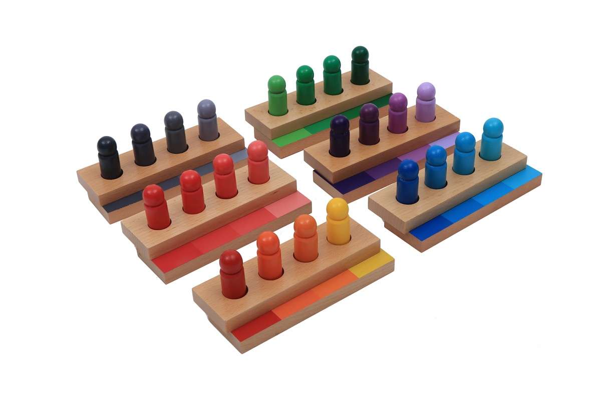 Tablettes des couleurs dégradés