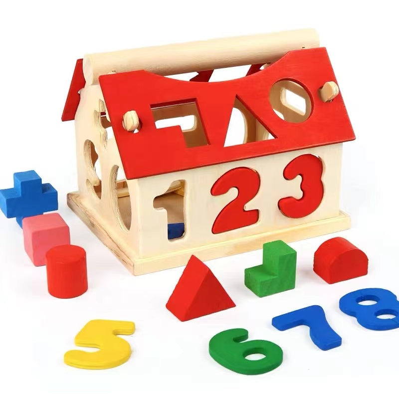 LittleHouse - Jeu d'encastrement en bois
