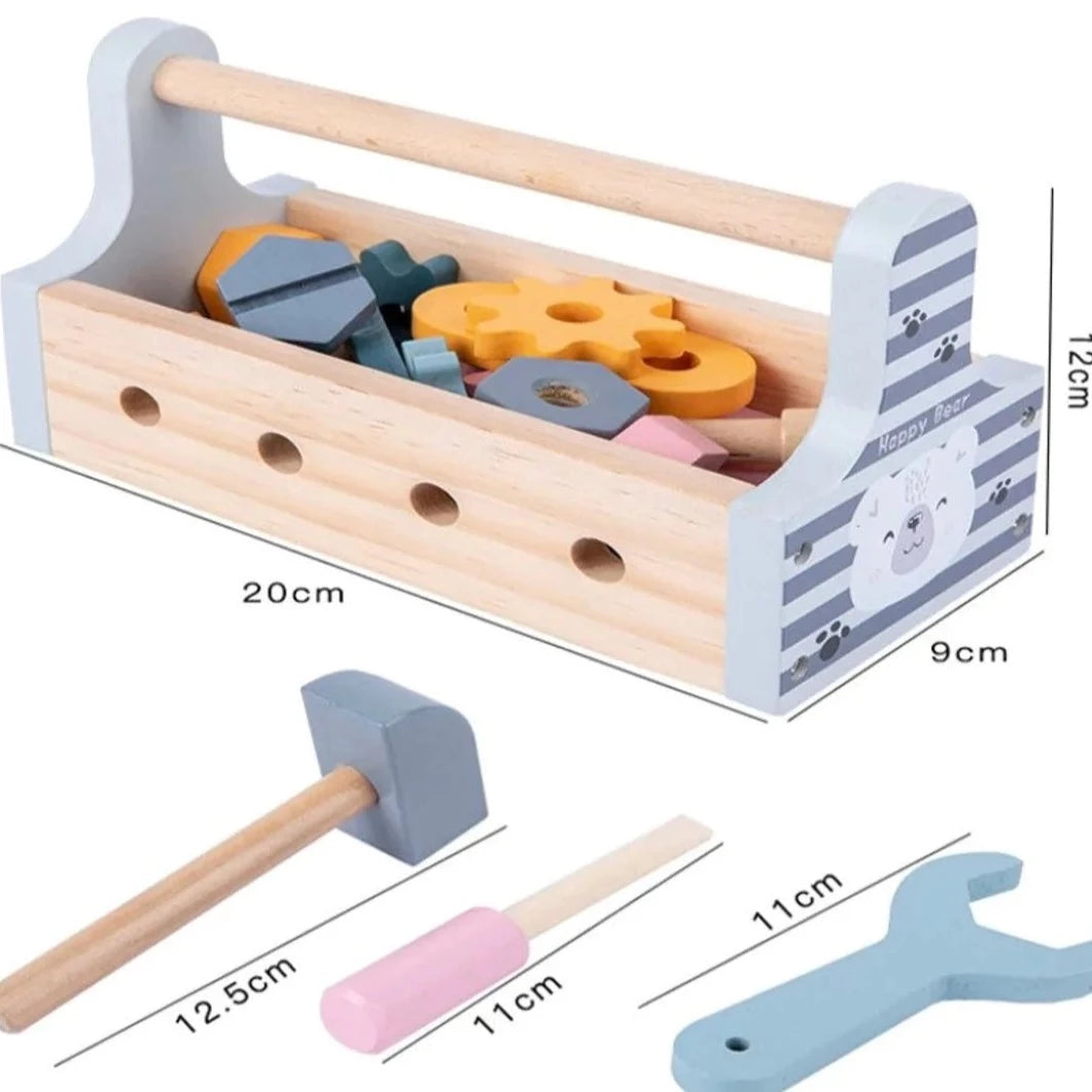 Boîte à outils en bois