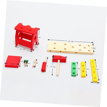 MontiTruck : Camion d’Assemblage en Bois – Jeu éducatif multifonction
