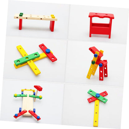 MontiTruck : Camion d’Assemblage en Bois – Jeu éducatif multifonction