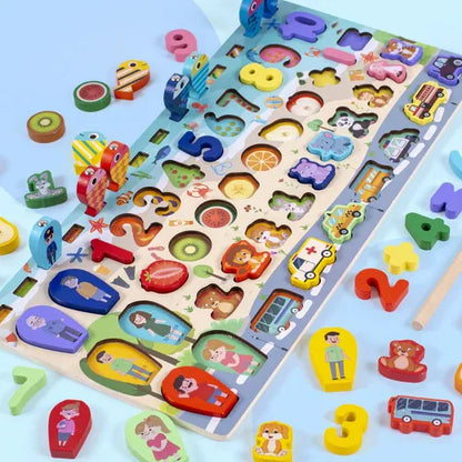 FunShapes : Puzzle en Bois qui Favorise l’Éveil des Petits