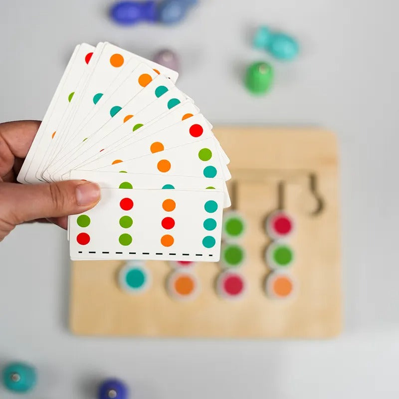 ColorFish Duo – Jeu de Pêche & Tri de Couleurs en Bois 2 en 1