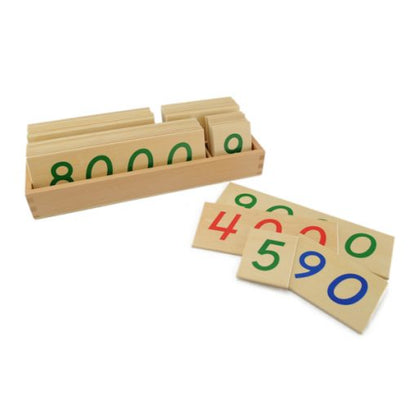 Cartes Numériques Montessori en bois magasin de jouet livraison maroc Vilacco