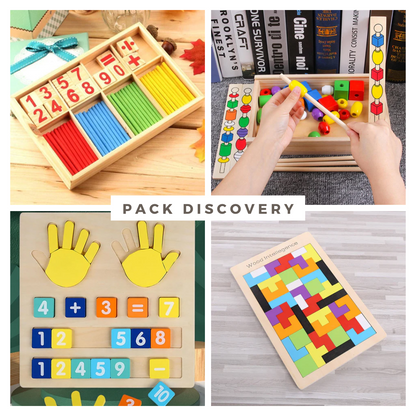 Pack Discovery : 4 Jouets Éducatifs pour Enfants