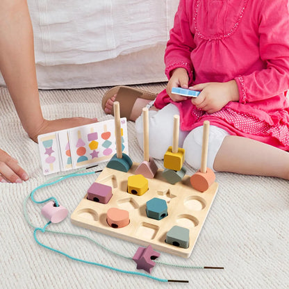 ShapeSense : Jeu d’Association de Formes et Couleurs en Bois
