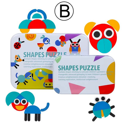 Puzzle de Formes en Bois