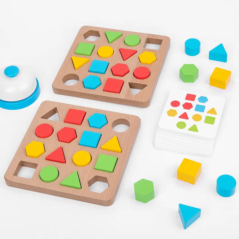 Géométrix : Jeu éducatif en bois pour apprendre formes et couleurs