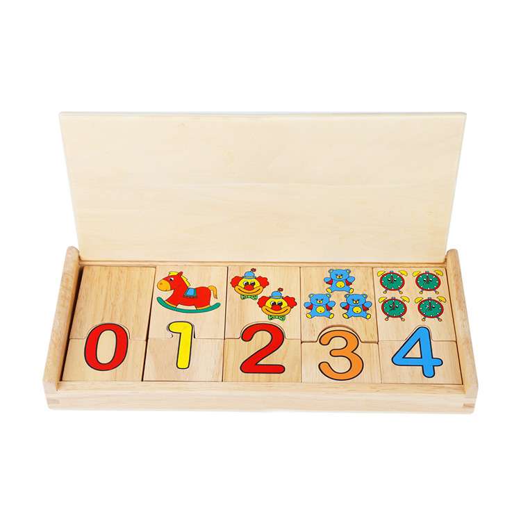 NumbersPuzzle - Puzzle d'apprentissage 0 à 9 en Bois