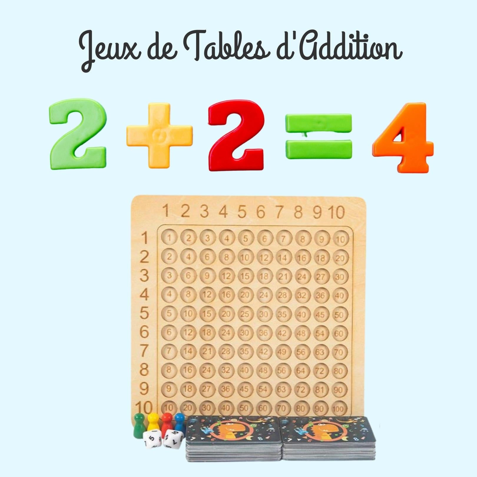Jeu de Tables d'Addition / Multiplication – Vilacco
