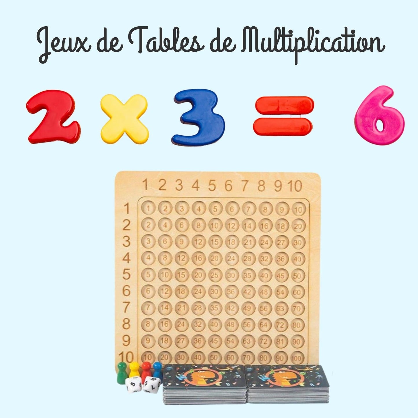 Jeu de Tables d'Addition / Multiplication