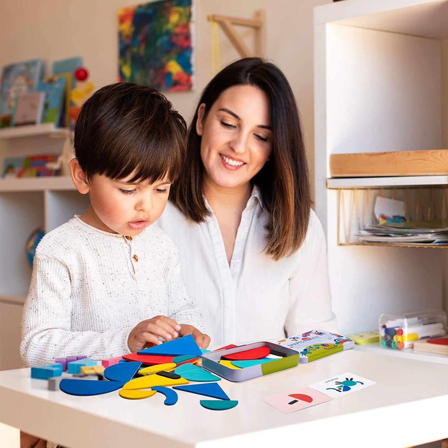 Puzzle de Formes en Bois