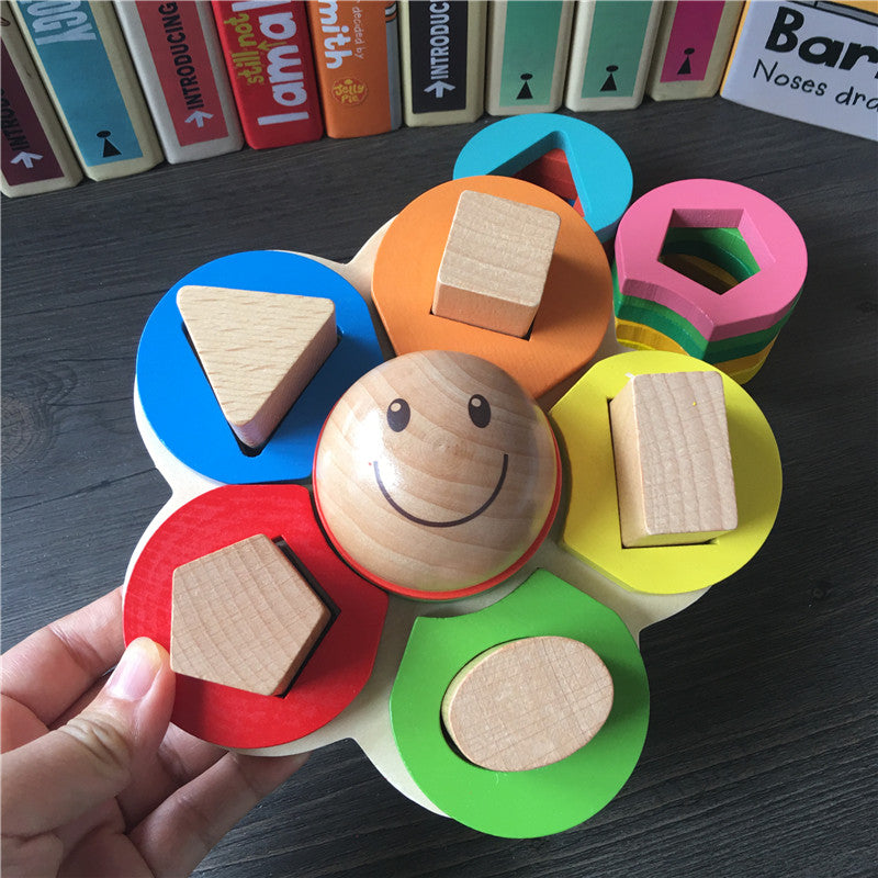 HappyFlower  : Jeu à empiler en bois