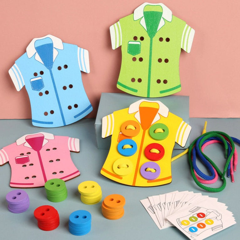 WoddenLace : Kit de Laçage Montessori